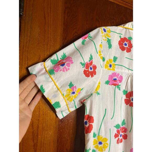 VINTAGE Floral Cheery Summer Nightgown XL - Picture 5 of 6